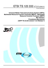 Standard ETSI TS 123333-V7.3.0 22.1.2008 preview