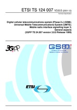 Standard ETSI TS 124007-V3.8.0 31.12.2001 preview