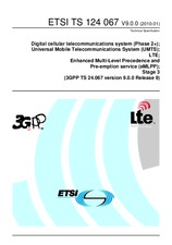 Standard ETSI TS 124067-V9.0.0 25.1.2010 preview