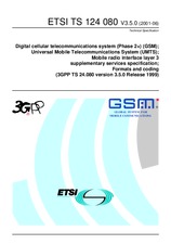 Standard ETSI TS 124080-V3.5.0 17.7.2001 preview