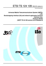 Standard ETSI TS 124109-V8.0.0 19.1.2009 preview