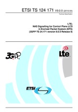 Standard ETSI TS 124171-V9.0.0 21.4.2010 preview