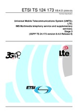 Standard ETSI TS 124173-V8.4.0 26.3.2009 preview
