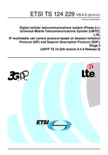 Standard ETSI TS 124229-V9.4.0 15.7.2010 preview