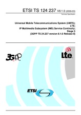 Standard ETSI TS 124237-V8.1.0 26.3.2009 preview
