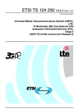 Standard ETSI TS 124292-V8.8.0 11.1.2011 preview