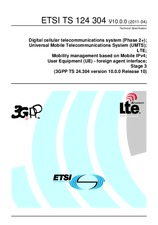 Standard ETSI TS 124304-V10.0.0 7.4.2011 preview