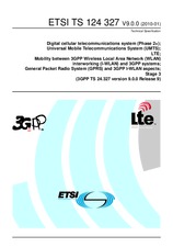 Standard ETSI TS 124327-V9.0.0 26.1.2010 preview