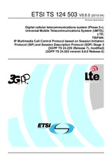 Standard ETSI TS 124503-V8.8.0 9.4.2010 preview