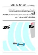 Standard ETSI TS 124504-V8.3.0 19.1.2009 preview