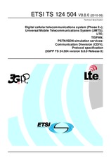 Standard ETSI TS 124504-V8.8.0 23.6.2010 preview