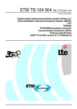 Standard ETSI TS 124504-V8.11.0 7.4.2011 preview