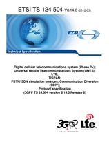 Standard ETSI TS 124504-V8.14.0 21.3.2012 preview
