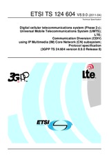 Standard ETSI TS 124604-V8.9.0 8.4.2011 preview