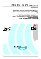 Standard ETSI TS 124608-V8.4.0 23.6.2010 preview