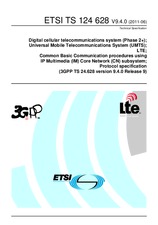Standard ETSI TS 124628-V9.4.0 22.6.2011 preview