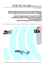 Standard ETSI TS 124629-V9.0.0 26.1.2010 preview