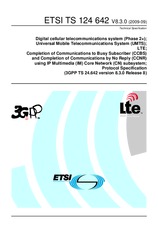 Standard ETSI TS 124642-V8.3.0 30.9.2009 preview