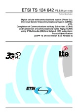 Standard ETSI TS 124642-V8.8.0 22.6.2011 preview