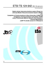 Standard ETSI TS 124642-V9.1.0 26.1.2010 preview