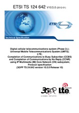 Standard ETSI TS 124642-V10.5.0 10.1.2012 preview