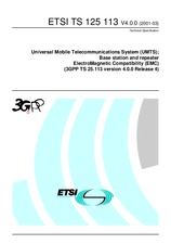 Standard ETSI TS 125113-V4.0.0 31.3.2001 preview