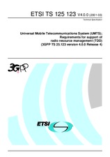 Standard ETSI TS 125123-V4.0.0 31.3.2001 preview