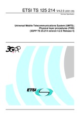 Standard ETSI TS 125214-V4.2.0 30.9.2001 preview