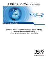 Standard ETSI TS 125214-V10.8.0 28.3.2014 preview