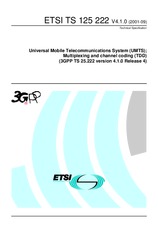 Standard ETSI TS 125222-V4.1.0 30.9.2001 preview