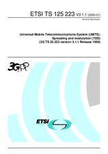 Standard ETSI TS 125223-V3.1.1 28.1.2000 preview
