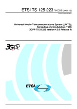 Standard ETSI TS 125223-V4.3.0 31.12.2001 preview