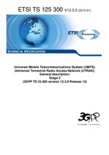 Standard ETSI TS 125300-V12.3.0 28.1.2015 preview