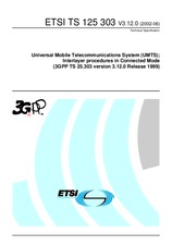Standard ETSI TS 125303-V3.12.0 24.6.2002 preview