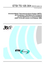 Standard ETSI TS 125304-V3.5.0 31.12.2000 preview