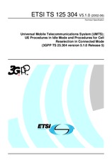 Standard ETSI TS 125304-V5.1.0 24.6.2002 preview