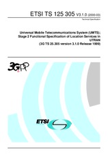 Standard ETSI TS 125305-V3.1.0 31.3.2000 preview