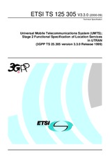 Standard ETSI TS 125305-V3.3.0 30.9.2000 preview