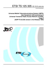 Standard ETSI TS 125305-V3.10.0 30.9.2003 preview