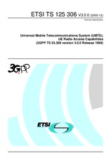 Standard ETSI TS 125306-V3.0.0 31.12.2000 preview