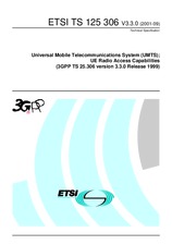 Standard ETSI TS 125306-V3.3.0 30.9.2001 preview