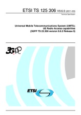 Standard ETSI TS 125306-V9.6.0 30.3.2011 preview