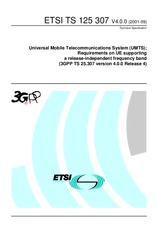 Standard ETSI TS 125307-V4.0.0 30.9.2001 preview
