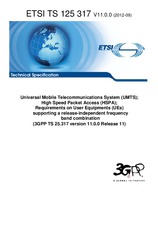 Standard ETSI TS 125317-V11.0.0 26.9.2012 preview