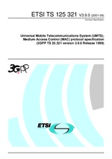 Standard ETSI TS 125321-V3.9.0 30.9.2001 preview