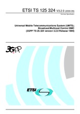Standard ETSI TS 125324-V3.2.0 30.9.2000 preview