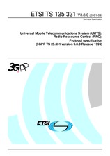 Standard ETSI TS 125331-V3.8.0 30.9.2001 preview