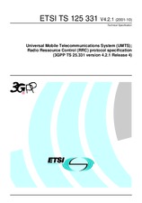 WITHDRAWN ETSI TS 125331-V4.2.0 30.9.2001 preview