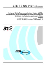 Standard ETSI TS 125346-V7.1.0 30.6.2006 preview