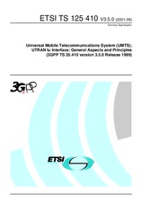 Standard ETSI TS 125410-V3.5.0 30.9.2001 preview